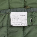 Original griechische Armee M65 Liner Jacke gesteppt warme Militärjacke Futter grün