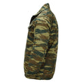 Original griechische Militär-Feldjacke M65 mit herausnehmbarem Innenfutter, Army Issue Lizard Camo
