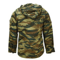 Original griechische Militär M65 Field Parka Liner Hood Army Jacke Lizard Camo