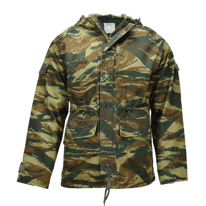 Original griechische Militär M65 Field Parka Liner Hood Army Jacke Lizard Camo - GoMilitar