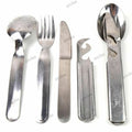 Original Ungarisches Armee Besteck Set 4 teilig Ungarn Militär Besteck Löffel Gabel