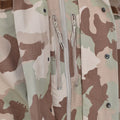 Original Regenjacke der ungarischen Armee, Kampftarnung, Wüsten-Regenjacke, wasserdicht, mit Kapuze