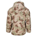 Original Regenjacke der ungarischen Armee, Kampftarnung, Wüsten-Regenjacke, wasserdicht, mit Kapuze