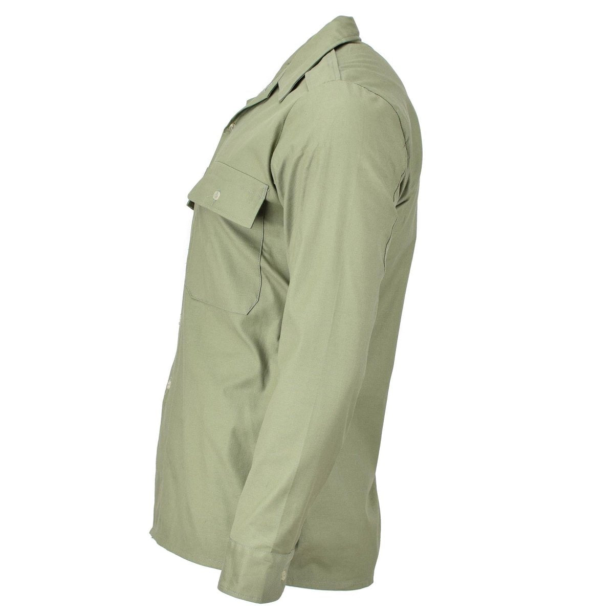 Original ungarisches Militär-Kampfhemd oliv langarm mit Taschenfeld NEU