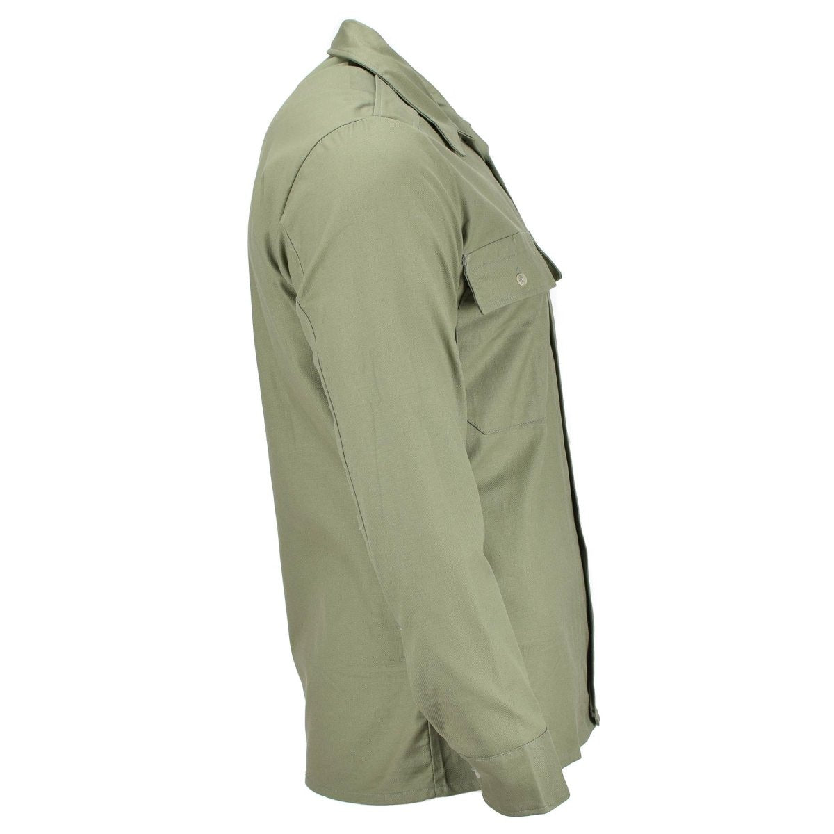 Original ungarisches Militär-Kampfhemd oliv langarm mit Taschenfeld NEU