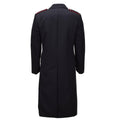 Originaler Wollmantel der Carabinieri der italienischen Armee, zweireihig, schwarz