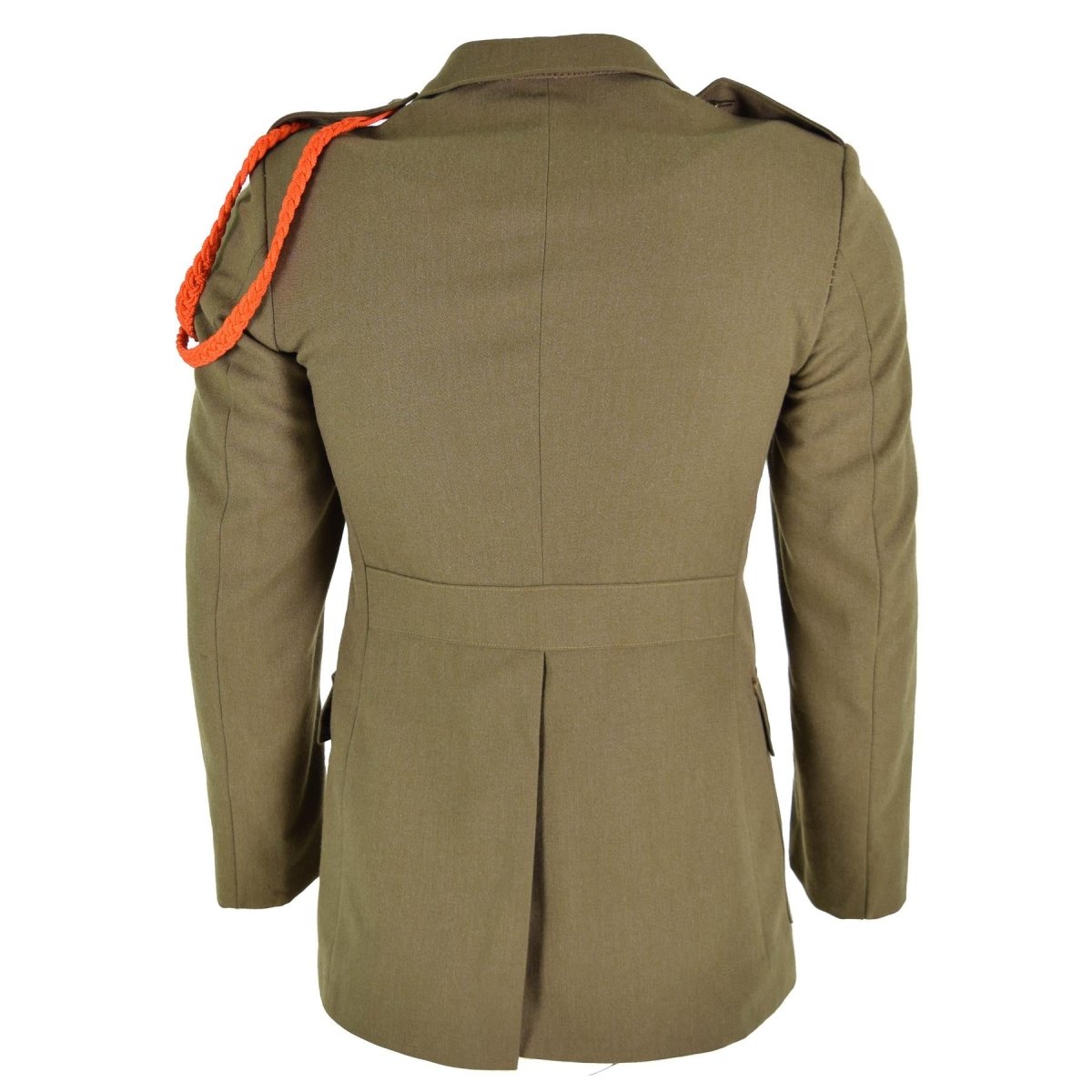 Original italienische Armeejacke braun Paradeuniform Kleid Wolle Militärausgabe