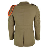 Original italienische Armeejacke braun Paradeuniform Kleid Wolle Militärausgabe