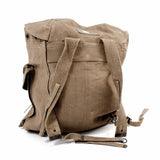 Original italienische Armee Vintage Rucksack Berg große Canvas Tasche XL Größe