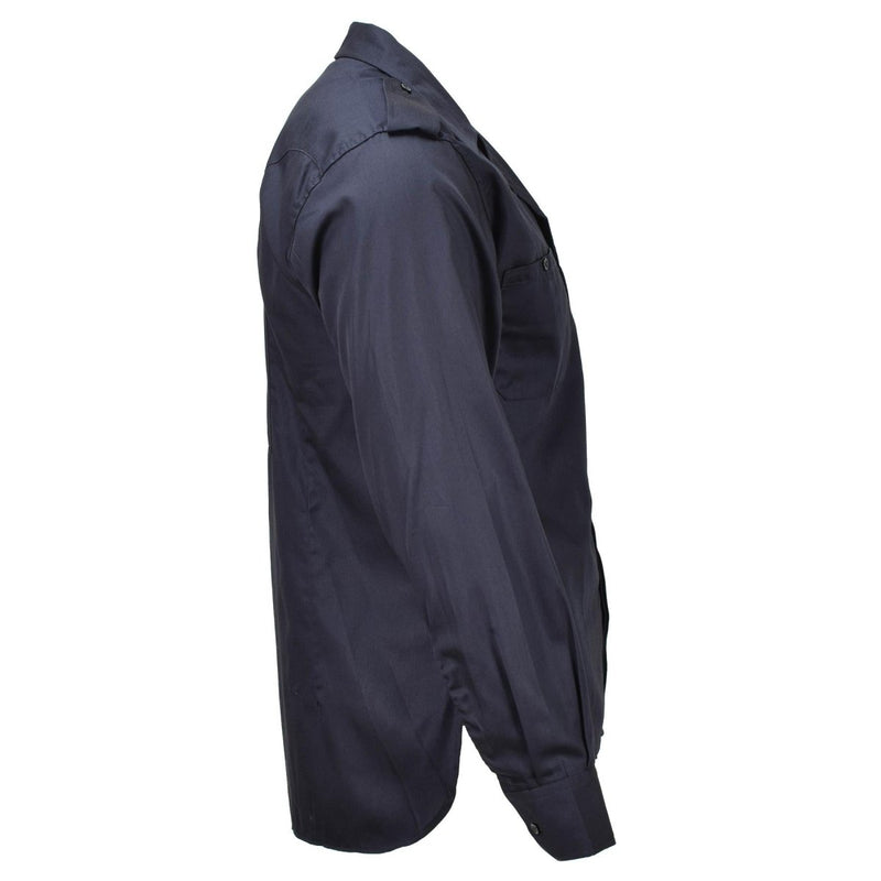 Original Italian military classic marine shirts blue lightweight breathable NEW - GoMilitar