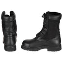 Original Italian Military Combat Shoes Lightweight Leather Winter Black - GoMilitar