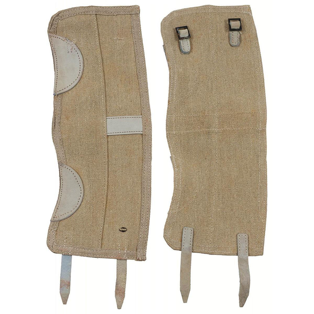 Original italienische Militärgamaschen, Armee-Stiefelbeinabdeckungen, Army Surplus Khaki