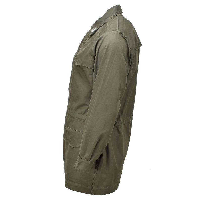 Original italienischer Militärparka, herausnehmbare gesteppte Feldjacke, oliv NEU