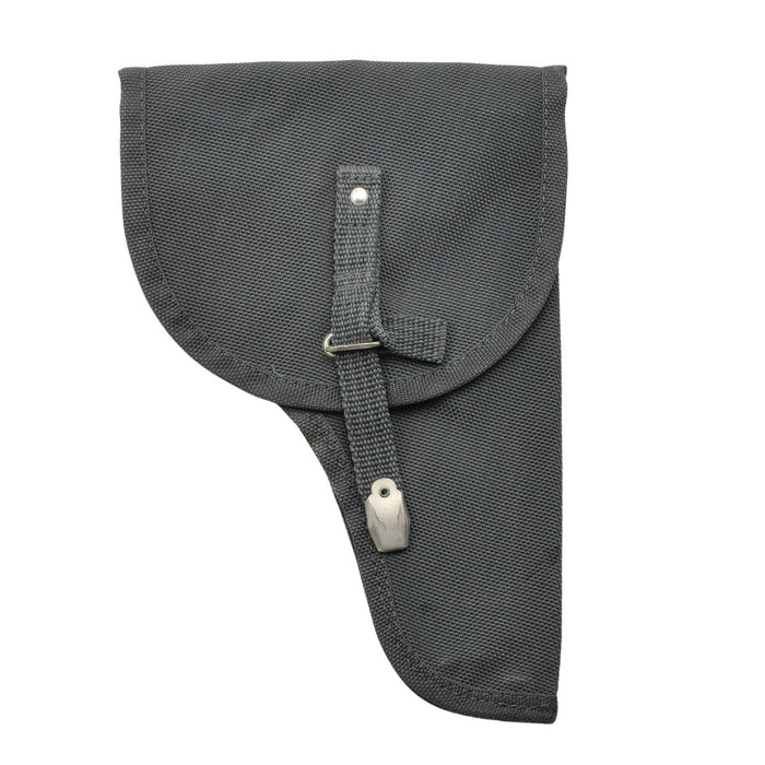 Original italienisches Militär-Pistolenholster, Dornschließe, Polycotton, Grau – GoMilitar