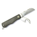 Original italienisches Militär Taschenmesser Klappdosenöffner Kunststoffgriff oliv