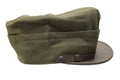Original italienische Militär Snapback Feldmütze oliv Wolle leicht Vintage