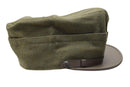 Original Italian military snapback field cap olive wool lightweight vintage - GoMilitar
