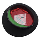 Original Italian Military Visor Cap Vintage Wool Surplus Army Hat Black - GoMilitar