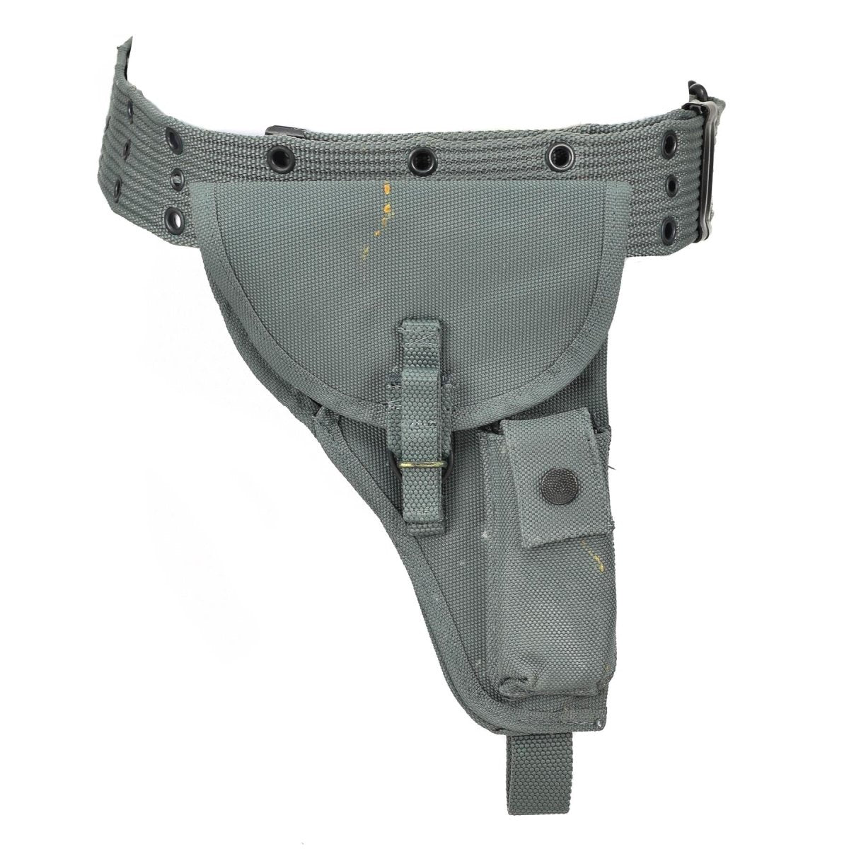Original italienisches Polizei-Pistole-Gürtelholster mit Munitionstasche-Hüftsystem NEU