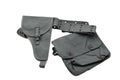Original italienisches Polizei-Pistole-Gürtelholster mit Munitionstasche-Hüftsystem NEU