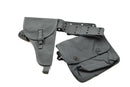 Original Italian police pistol belt holster with ammo pouch waist system NEW - GoMilitar