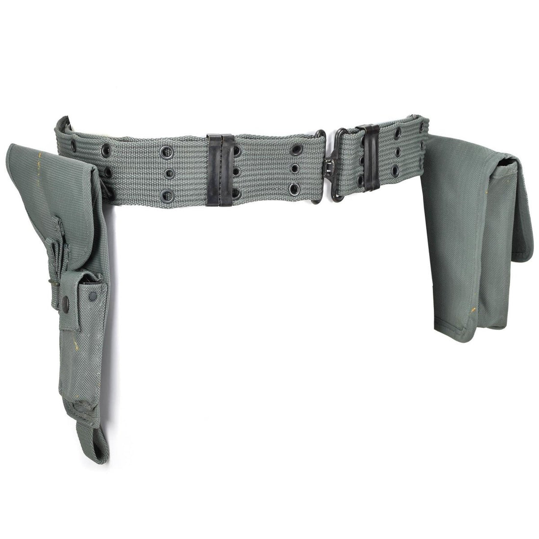 Original italienisches Polizei-Pistole-Gürtelholster mit Munitionstasche-Hüftsystem NEU