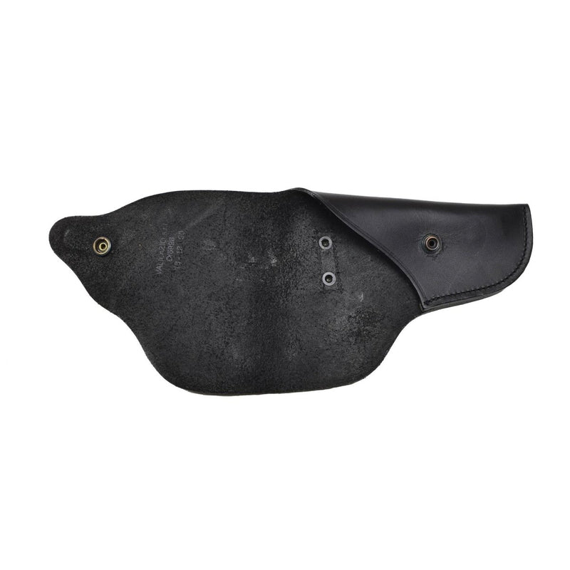 Original italienisches Militär-Pistolenholster aus Leder für Beretta-Gun-Carry, Schwarz