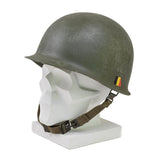 Original belgischer Militärstahlhelm M51 taktischer Kampfhelm Armee Innenteil PVC Oliv