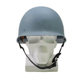 Original belgischer Militärstahlhelm M51 taktischer Kampfinnenschutz aus PVC Hellblau