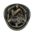 Original italienischer Militärhelm Ballistics TP OD grün mit Abdeckung für taktischen Kampf