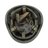Original italienischer Militärhelm Ballistics TP OD grün mit Abdeckung für taktischen Kampf