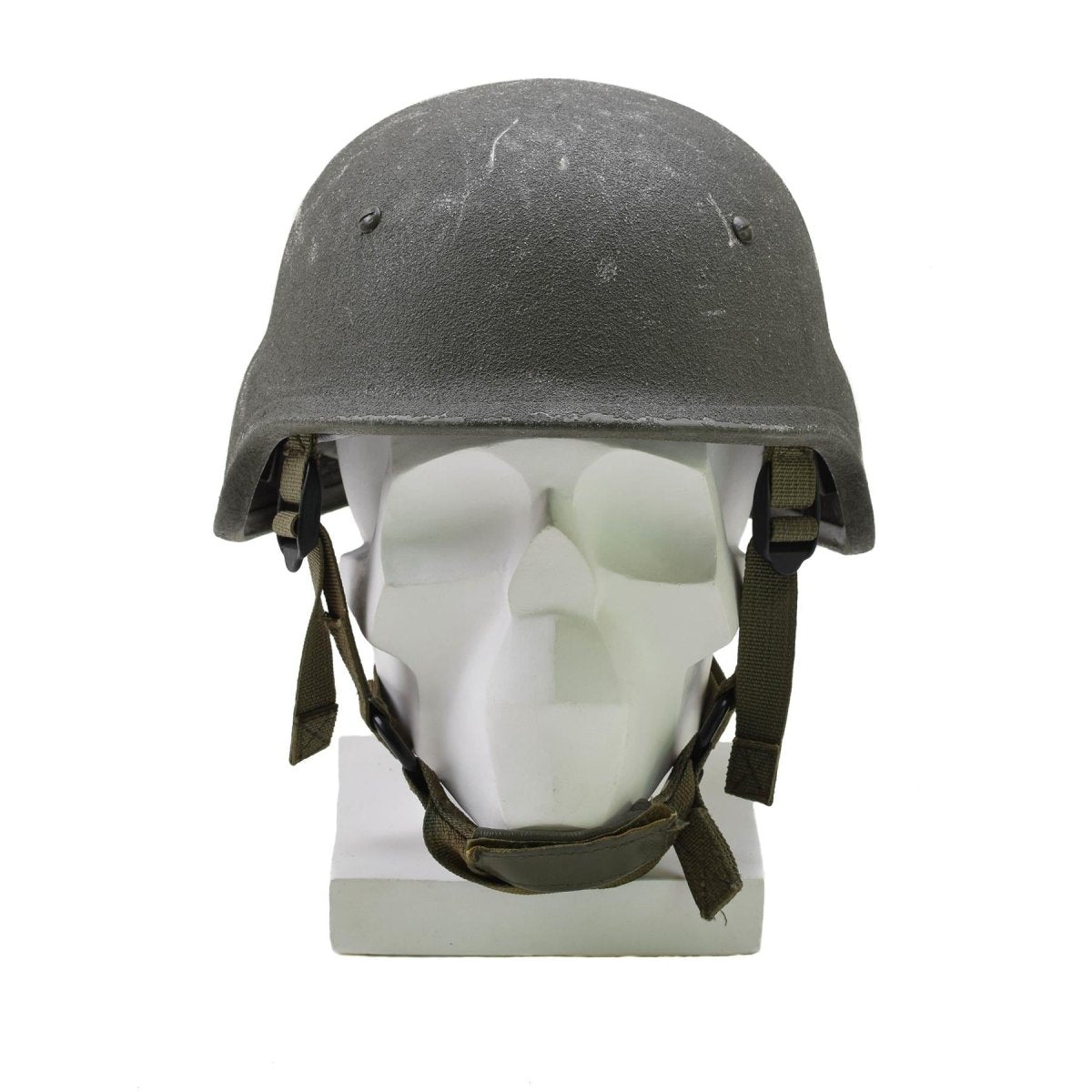 Original italienischer Militärhelm Ballistics TP OD grün mit Abdeckung für taktischen Kampf