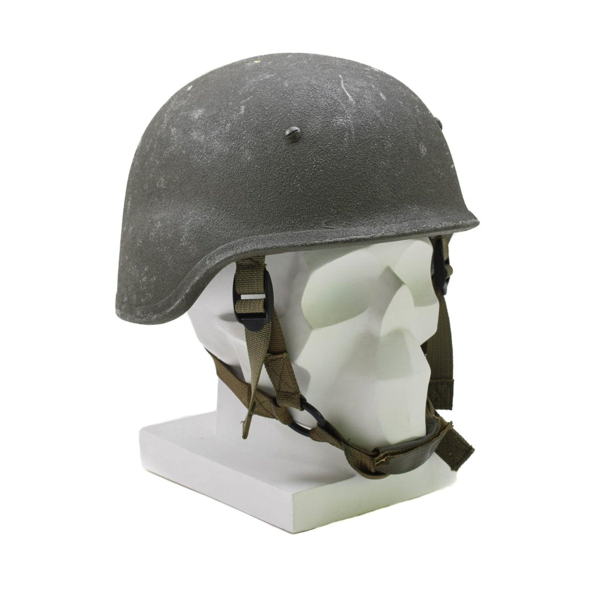 Original italienischer Militärhelm Ballistics TP OD grün mit Abdeckung für taktischen Kampf