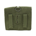 Original norwegische Armee Magazintasche Vintage Doppel Munition Tasche grün Canvas NEU