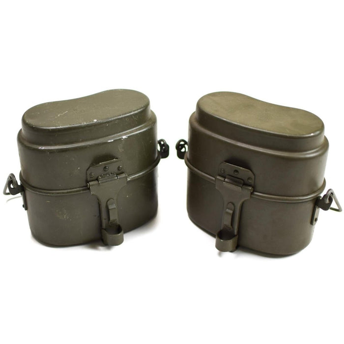 Originales Kochgeschirr der polnischen Armee, Aluminium, militärischer Bowlertopf, Vintage-Camping, Olive – GoMilitar