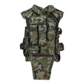 Original polnische militärische taktische Plattenträgerweste Woodland Camouflage