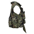 Original polnische militärische taktische Plattenträgerweste Woodland Camouflage