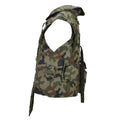 Original polnische militärische taktische Plattenträgerweste Woodland Camouflage