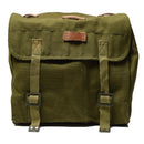 Original Romanian Army green military surplus carrying bag with sturdy shoulder strap and durable cotton material