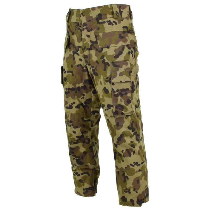 Original rumänische Feldtruppenhose mit Fleckmuster, Tarnmuster, BDU-Hose, NEU – GoMilitar