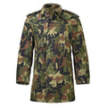 Original rumänische Militärparka M93 mit Camouflage-Blattmuster und Kapuze, lange Jacke, taktisch, NEU