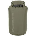 Original schottische Militär-Trockentaschen, 1 l–40 l, Rollverschluss, Schnellverschluss, Olivgrün
