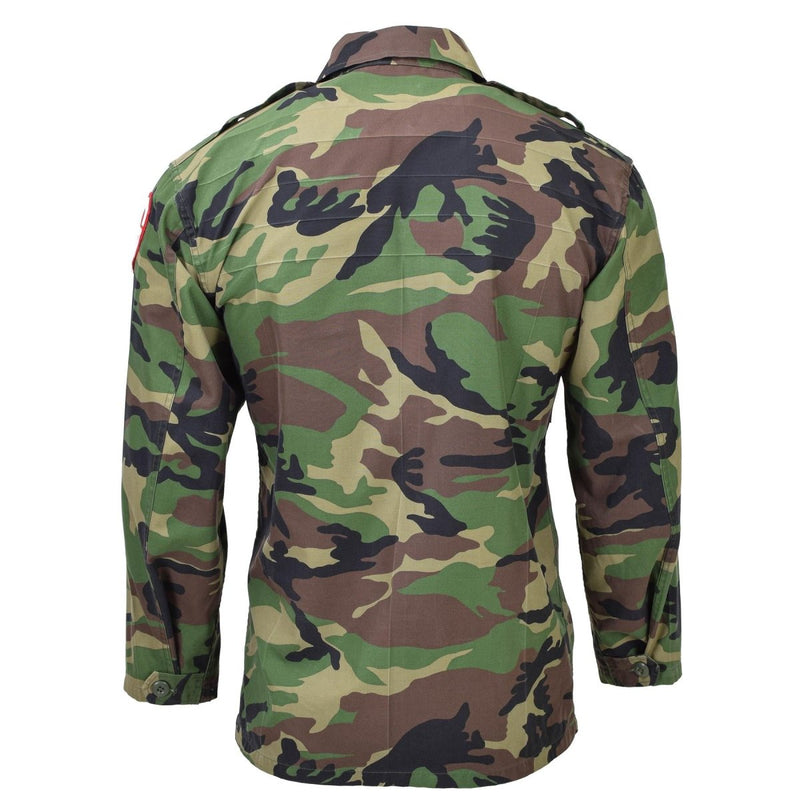 Original Südkoreanische militärische taktische Shirts M90 woodland camo