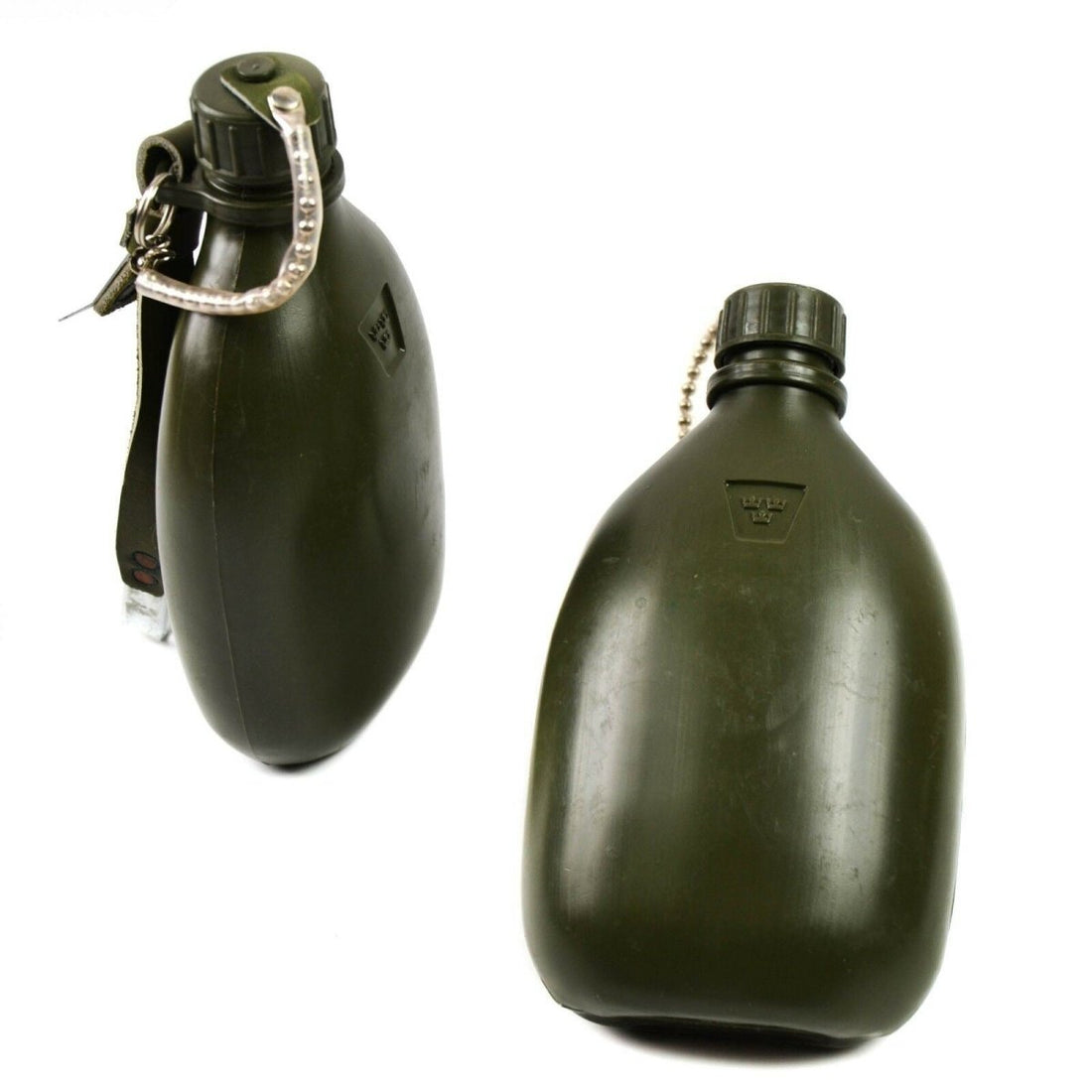 Original schwedischer Feldflaschengurt aus Gurtband, Wasserflasche, Militär. 1 Stück