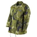 Original schwere M90-Jacke der schwedischen Armee, Splittertarn, Militär, Feldtruppen, NEU