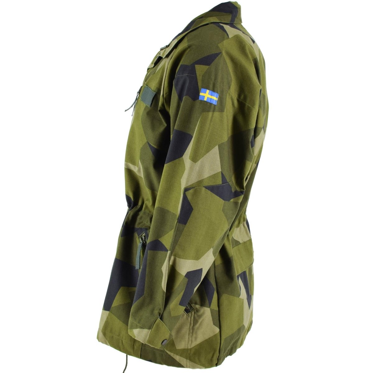 Original schwere M90-Jacke der schwedischen Armee, Splittertarn, Militär, Feldtruppen, NEU