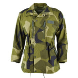 Original schwere M90-Jacke der schwedischen Armee, Splittertarn, Militär, Feldtruppen, NEU
