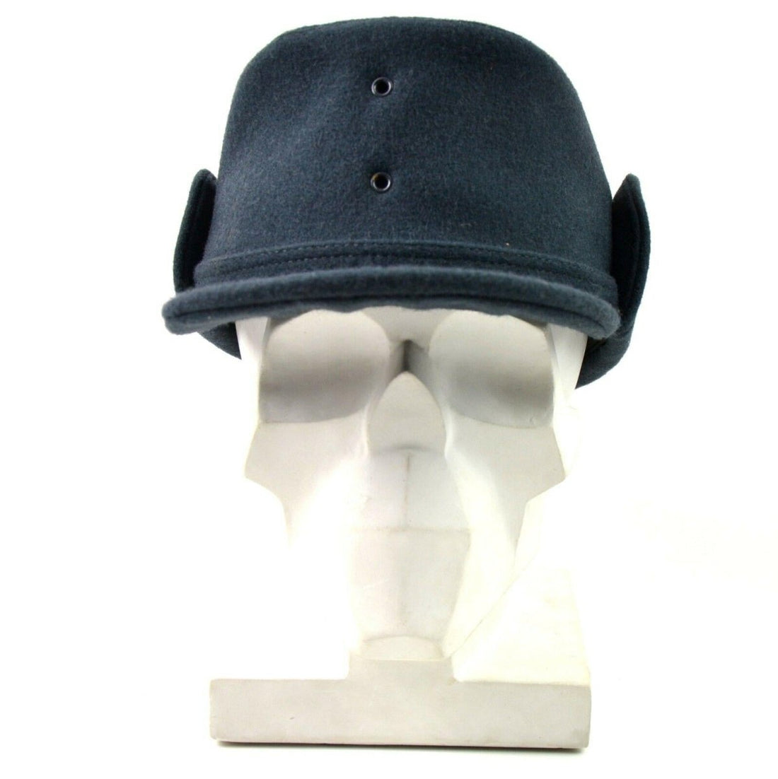 Original schwedische Armee Woll-Wintermütze. Blaue schwedische Wintermütze NEU