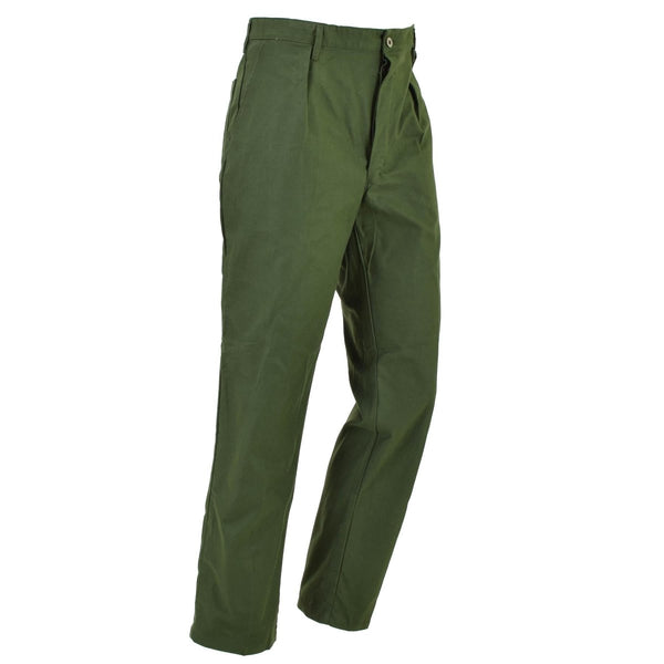 Original schwedische Militär Arbeitshose grün Vintage Arbeitshose NEU