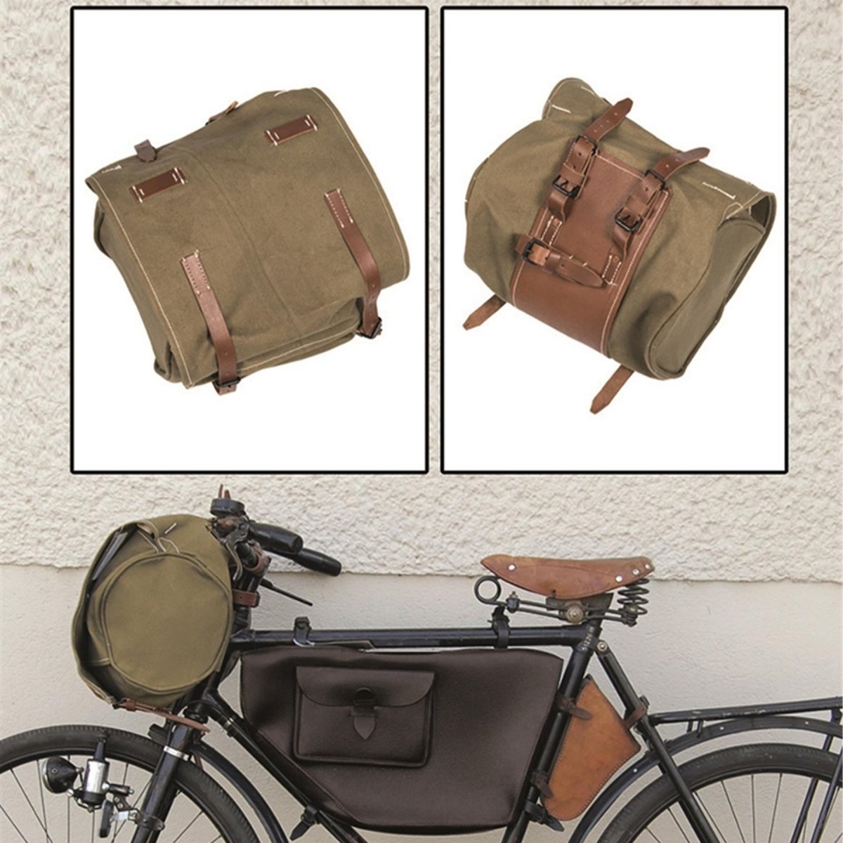 Original Schweizer Armee MIL-TEC Cycle Bikepack Polyester Reise Outdoor Tasche Oliv